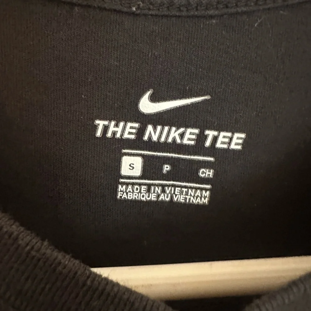Nike Black Tee with White Logo